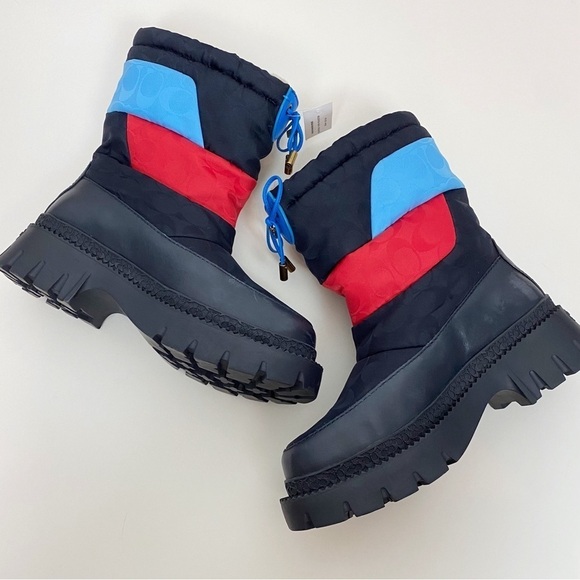 Coach Runaway Cold Weather Winter Snow Boots Puffer Moon - Picture 4 of 10